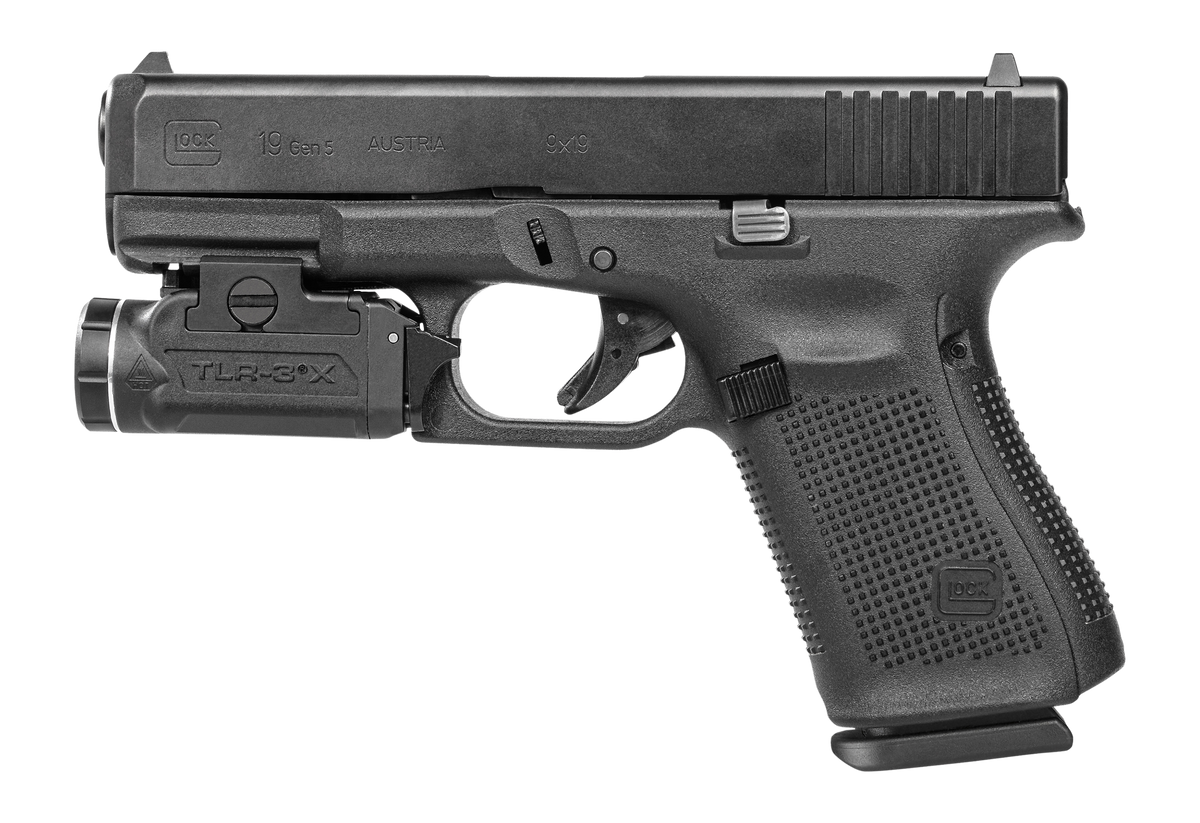 Streamlight TLR-3X 500 Lumens LED Weapon Light - 1913 Rail - CR123A - Black — view 3