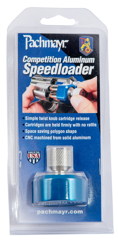 Pachmayr 02655 Competition Speedloader Aluminum Blue for S&W N Frame 6-Shot — view 3