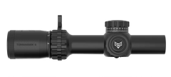 Swampfox Optics Tomahawk II 1-4x24mm 30mm Tube SFP BDC Green Reticle Riflescope — view 3