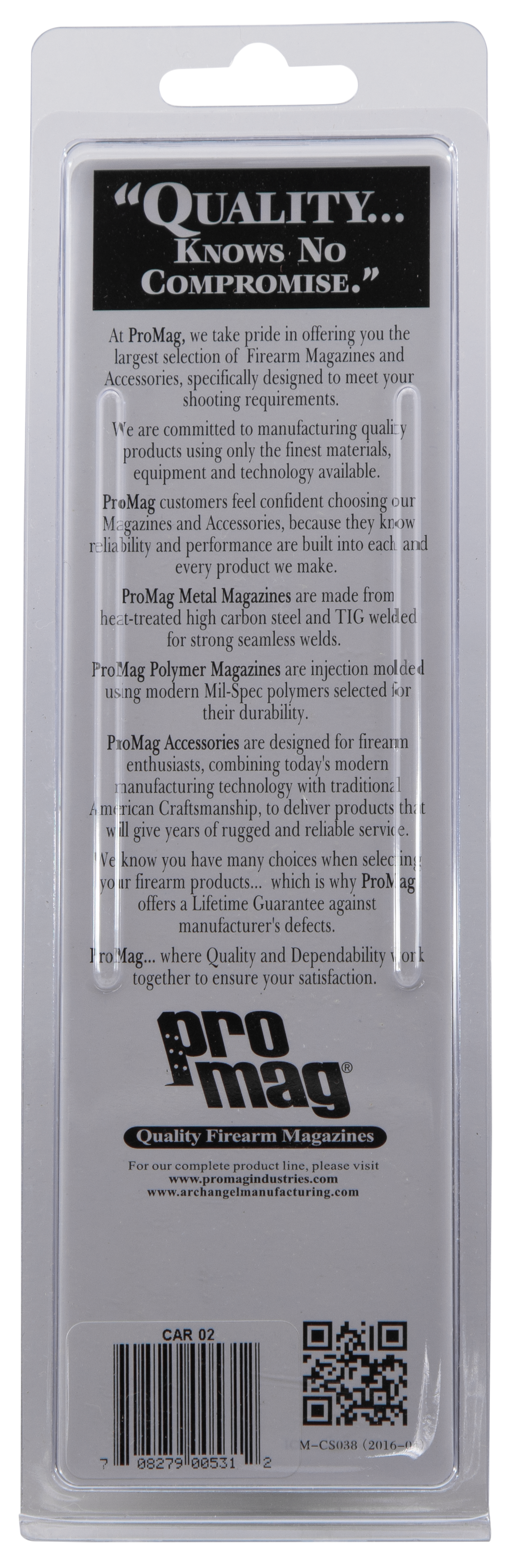 ProMag CAR02 M1 Carbine 30 Carbine 5rd Black Oxide Steel Magazine — view 3