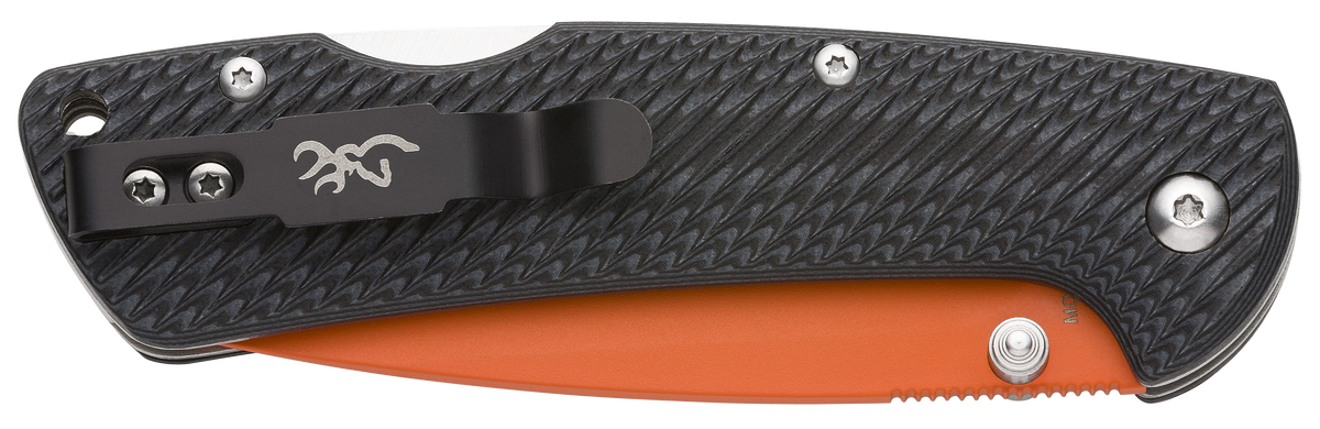 Browning Back Country Small Fixed Deep Belly Skinner Plain D2 Steel Blade G10 Handle — view 3