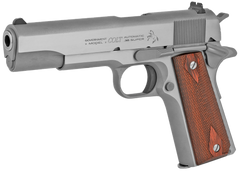 Colt Mfg 1911 Government 38 Super 5" 9+1 SAO Pistol - Stainless — view 3