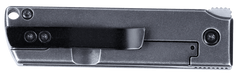Columbia River CRKT 5915 MinimalX 2.19" Folding Modified Tanto Plain 12C27 Sandvik Satin Stonewashed SS Handle — view 3