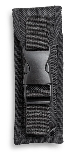 CobraTec CTK-1 Small 2.75" OTF Dagger Part Serrated D2 Steel Stonewashed Aluminum Handle — view 3