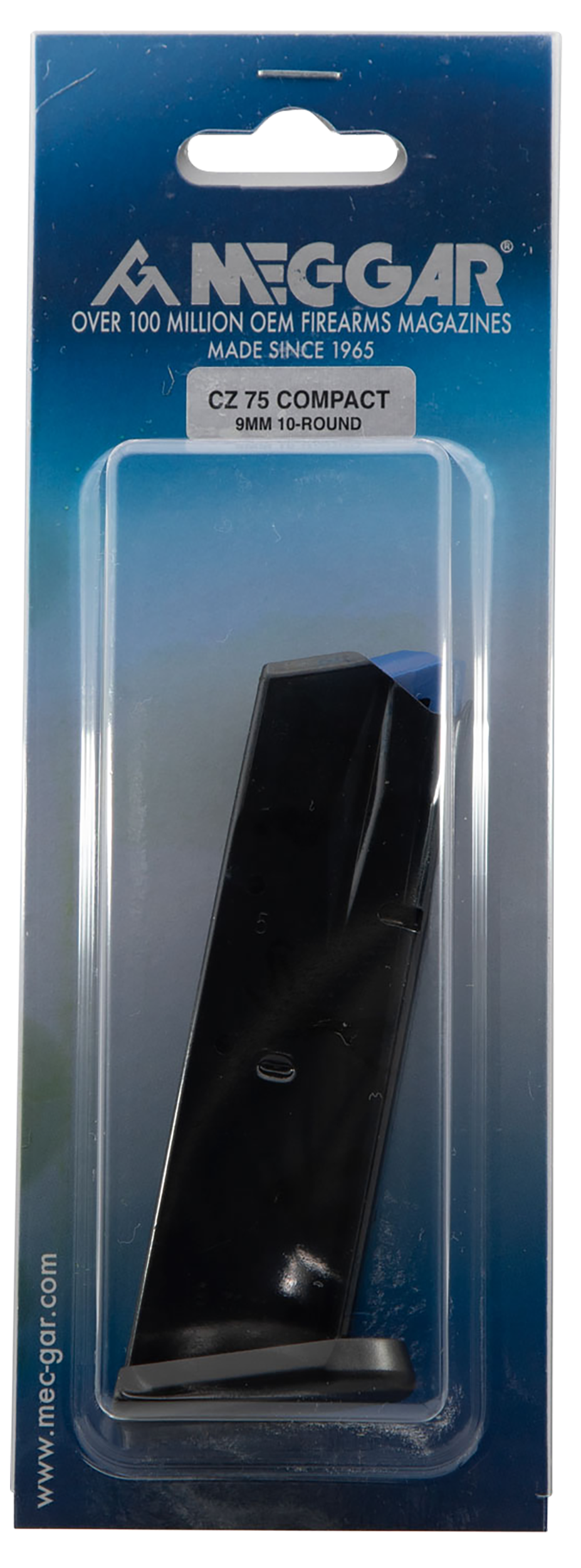 Mec-Gar CZ 75 Compact 9mm Luger 10rd Blued Carbon Steel Magazine — view 3