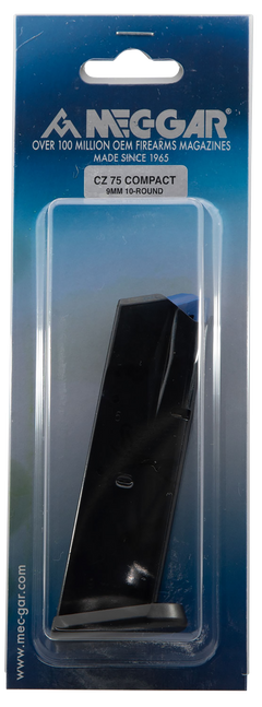 Mec-Gar CZ 75 Compact 9mm Luger 10rd Blued Carbon Steel Magazine — view 3