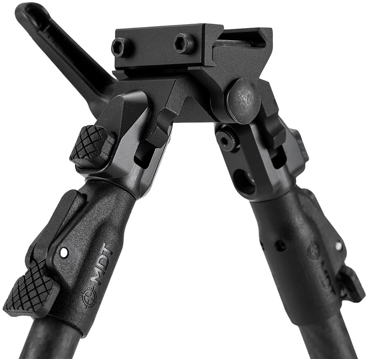 MDT GRND-POD Bipod Picatinny Black 6061 T6 Aluminum 4.5"-9" Spiked Feet — view 3