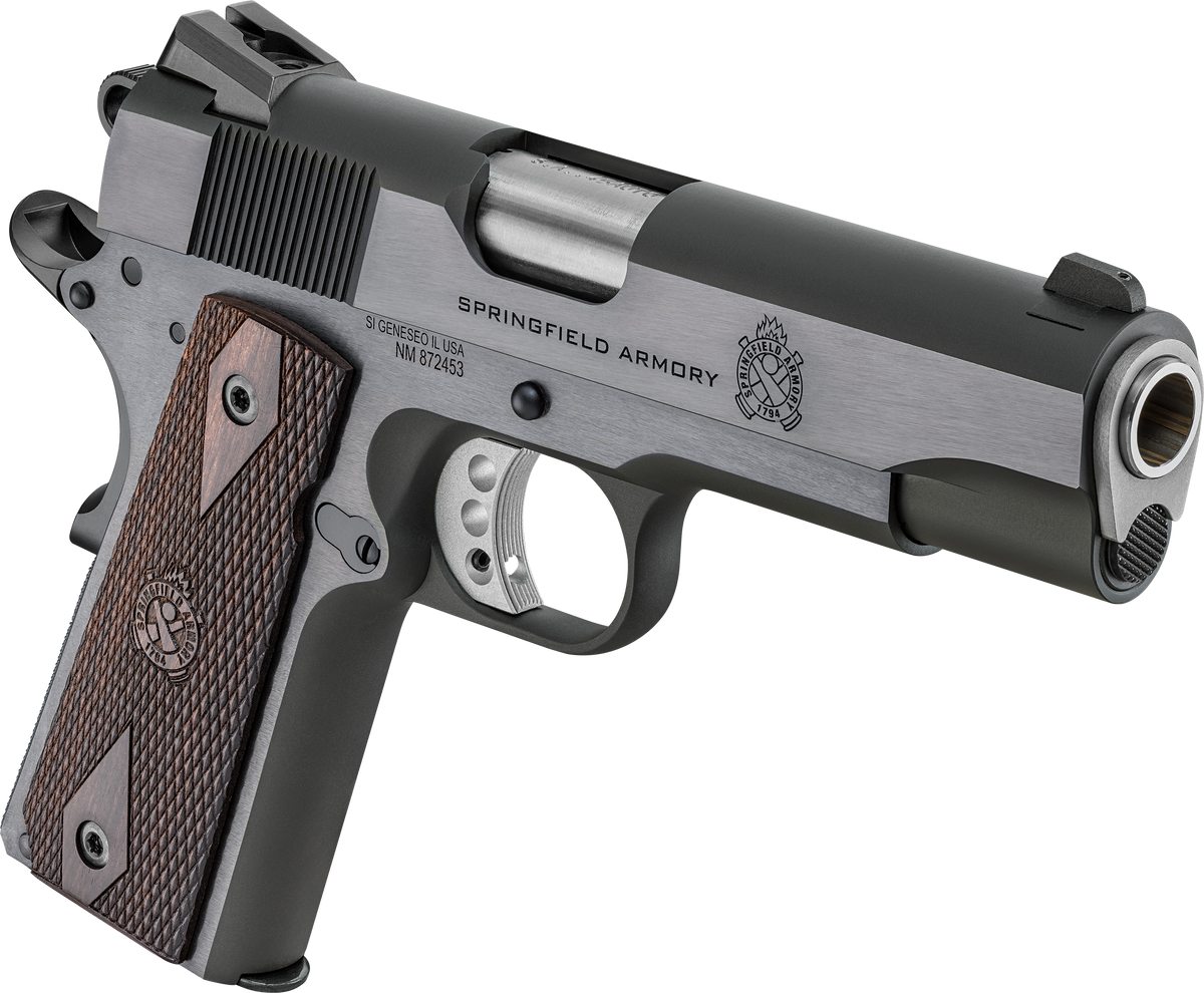 Springfield Armory 1911 Garrison 45 ACP 4.25" 7+1 Pistol - Blued — view 3