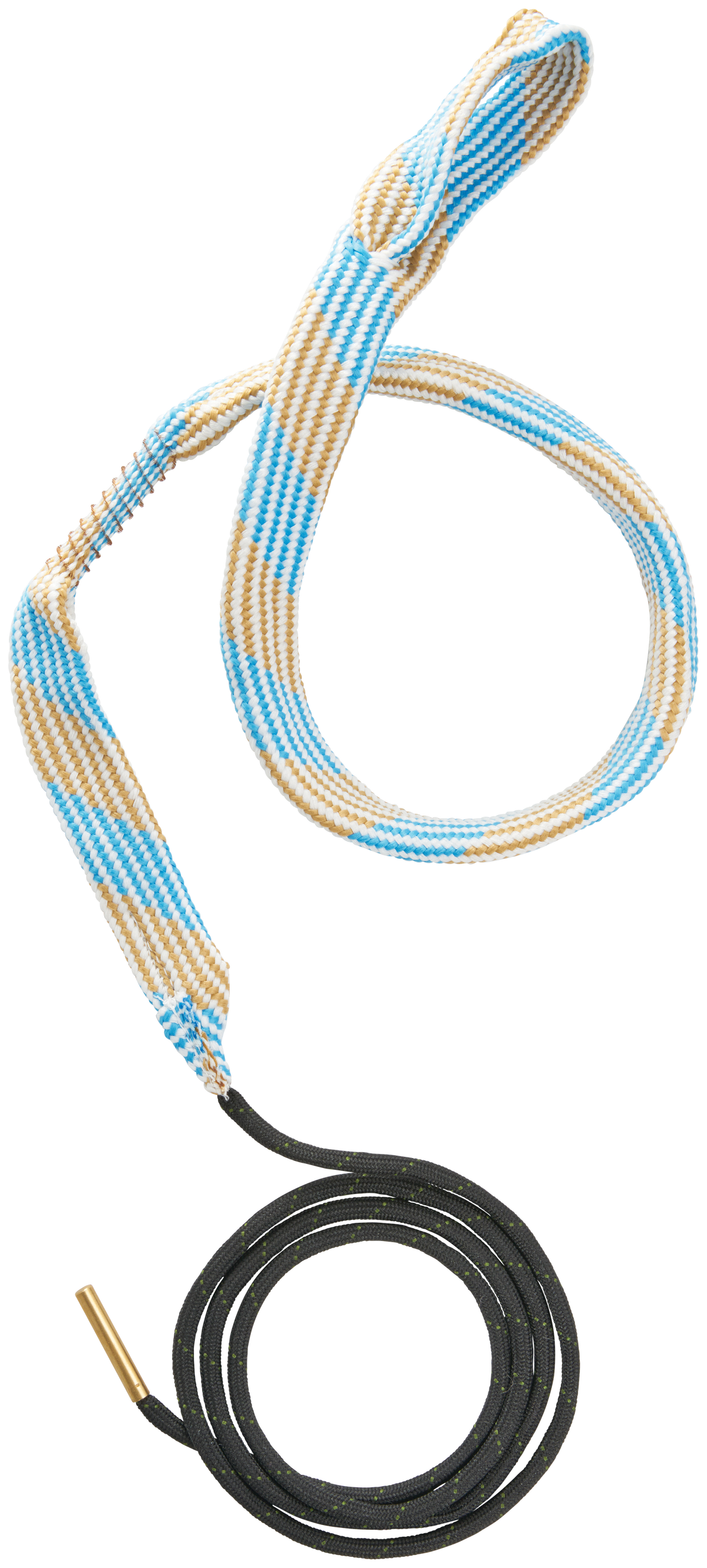 Hoppes BoreSnake Den 9mm Rifle Bore Cleaner Rope - Bronze Brush — view 3