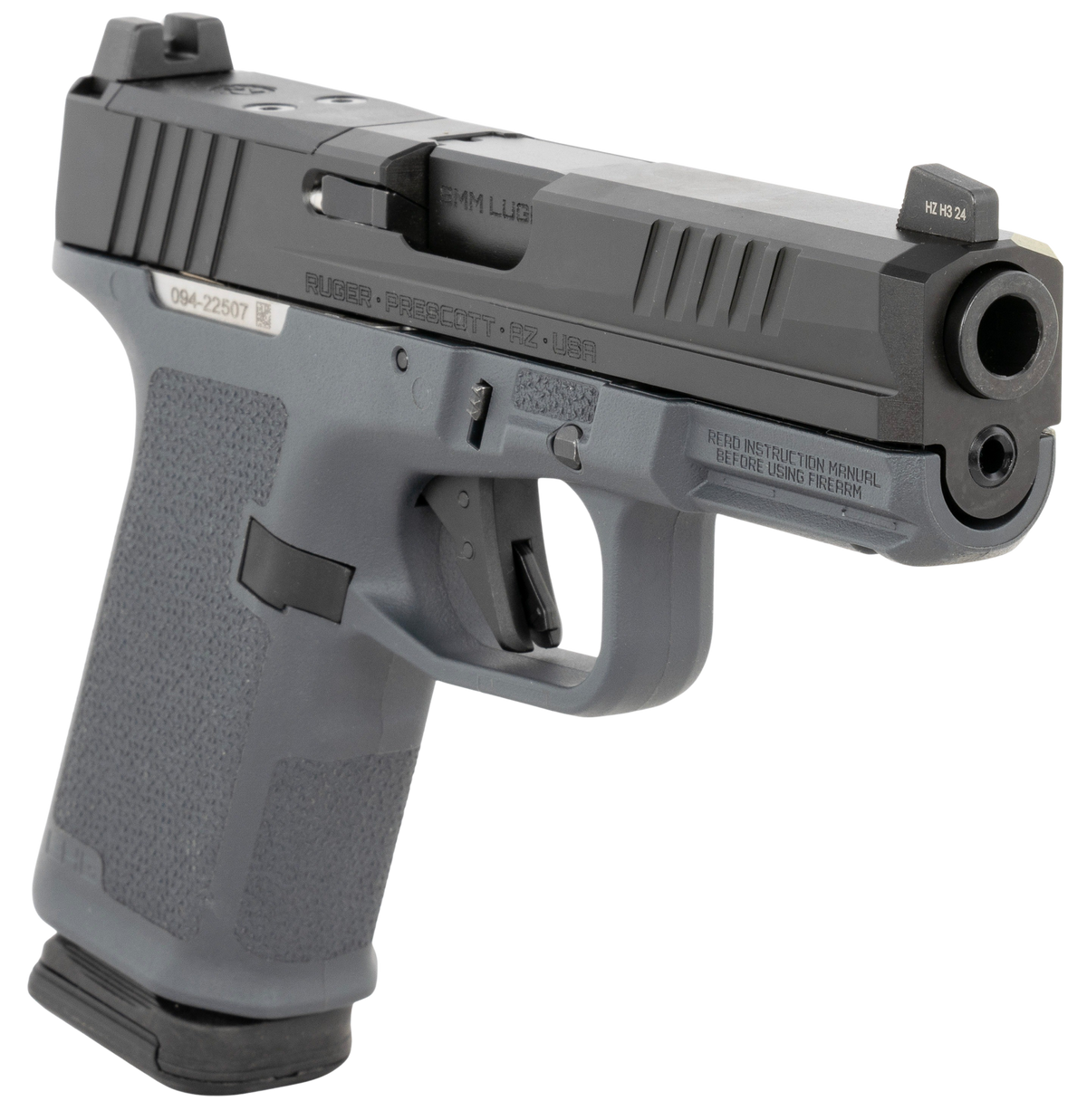 Ruger RXM 9mm Luger 4" 15+1 Semi-Auto Pistol - Stealth Gray — view 3