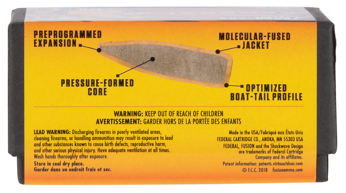 Federal Fusion Component 7mm .284 175gr Fusion Soft Point - 100/Box — view 3