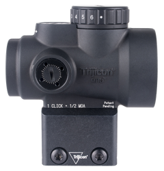 Trijicon MRO SD 1x25mm 2 MOA Green Dot Reflex Sight - Lower 1/3 Co-Witness Mount — view 3