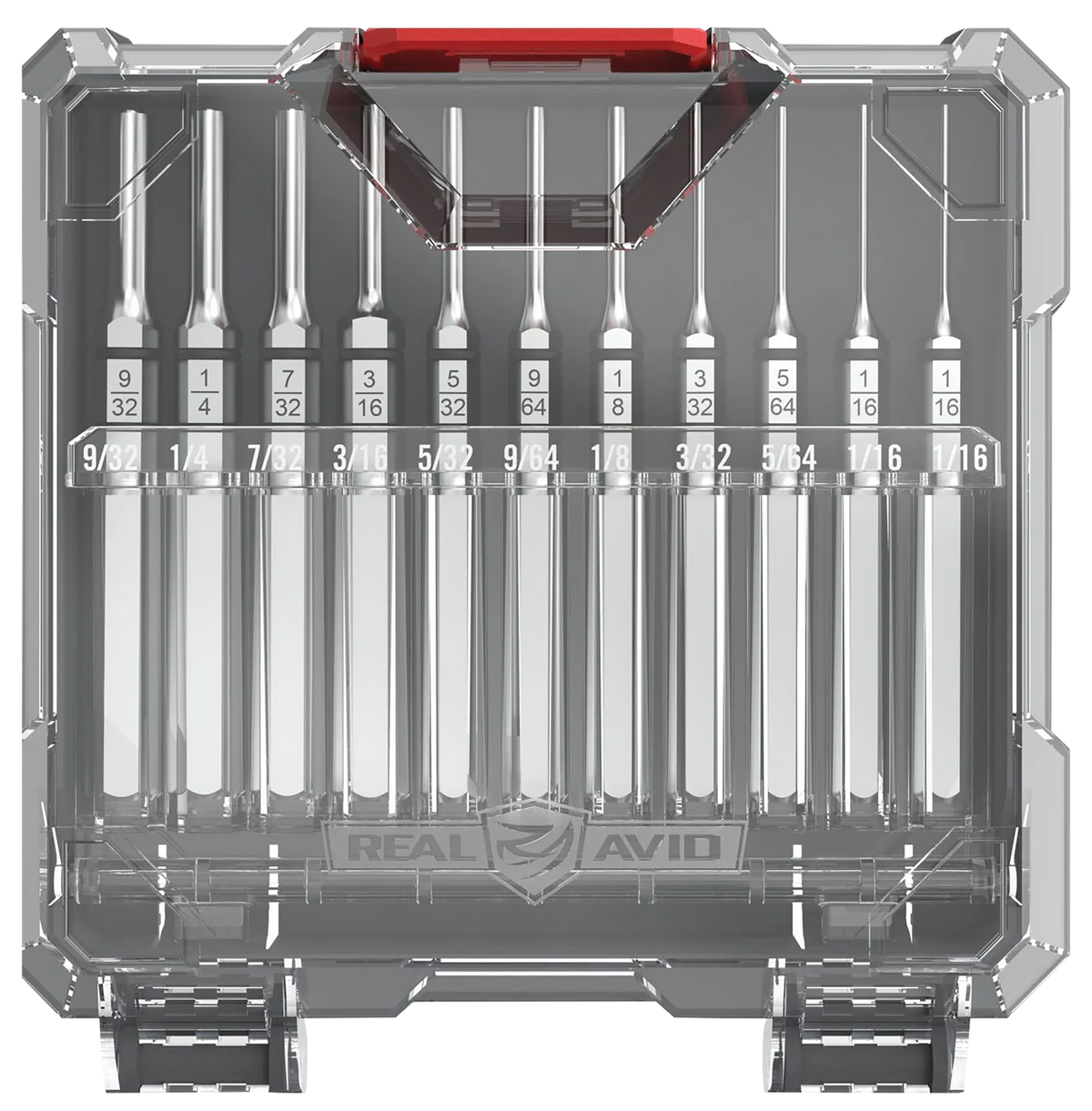 Real Avid Accu-Punch Roll Pin Punch Set 11-Pc Silver Steel - Universal Firearm — view 3