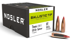 Nosler Ballistic Tip 7mm .284 120gr Spitzer Reloading Bullets - 50/Box — view 3