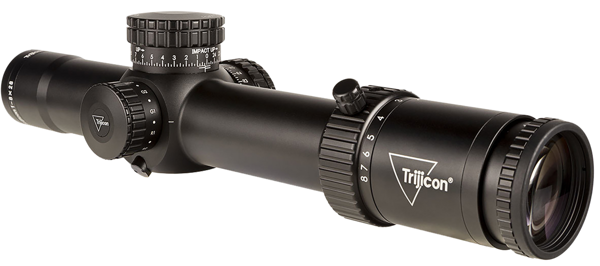 Trijicon Credo HX 1-8x28mm 34mm Tube LED Illuminated Red/Green MOA Segmented Circle Riflescope - Satin Black — view 3