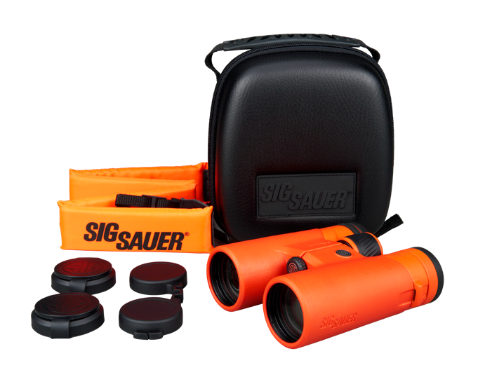 Sig Sauer Electro-Optics Zulu4 HD 10x42mm Marine Binoculars - Orange — view 3