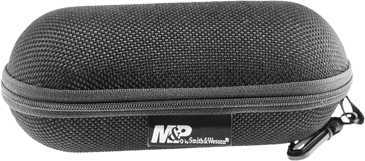 M&P Accessories Thunderbolt Shooting Glasses Full Size Clear Mirror Lens Black — view 3