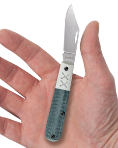 Case Crossroads XR Barlow Blue Denim Canvas Laminate S35VN 3.38" Folding Knife - July 2026 Cut of the Month — view 3