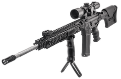 Leapers UTG D-Grip Quick Release Deployable Bipod Picatinny Black Aluminum/Steel — view 3