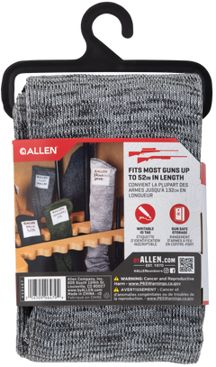 Allen 13167 Stretch Knit Gun Sock Gray 52 in Silicone-Treated - Holds Scoped Rifles & Shotguns — view 3