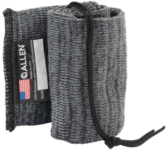 Allen 1314 Knit Handgun Sock 14" Heather Gray Silicone-Treated — view 3