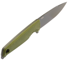 S.O.G Altair FX 3.40" Fixed Drop Point Plain Satin TiNi Cryo CPM 154 SS Field Green GRN Handle — view 3