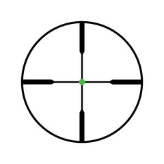 Trijicon AccuPoint 1-4x24mm 30mm Tube Illuminated Duplex Crosshair Green Dot Riflescope - Black Hardcoat Anodized — view 3