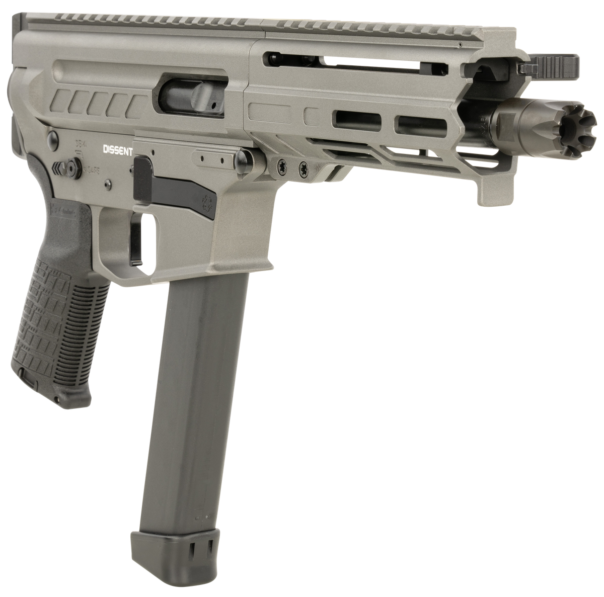 CMMG Dissent MKGS 9mm Luger 6.50" 33+1 Semi-Auto Pistol - Tungsten Gray — view 3