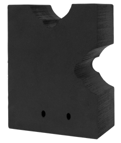 Allen 2458 Soft Rock Shooting Rest Black Foam Front and Rear Bag — view 3