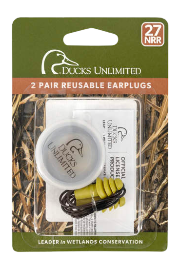 Radians Ducks Unlimited Reusable 4-Flange Dielectric Earplugs 27 NRR Corded Green - 2 Pair — view 3