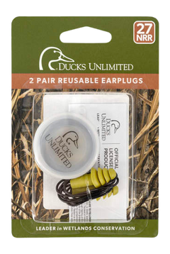 Radians Ducks Unlimited Reusable 4-Flange Dielectric Earplugs 27 NRR Corded Green - 2 Pair — view 3