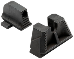 Strike Industries P320 Strike Iron Sights - Suppressor Height Black/Blank Front & Rear — view 3