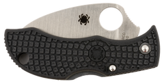 Spyderco Manbug 1.91" Wharncliffe Serrated VG-10 TiCN Black FRN Folding Knife — view 3