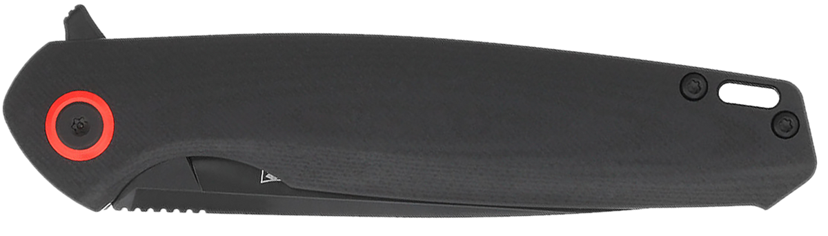 CobraTec Knives Rath EDC 3.5" Folding Plain D2 Steel Black G10 Handle — view 3