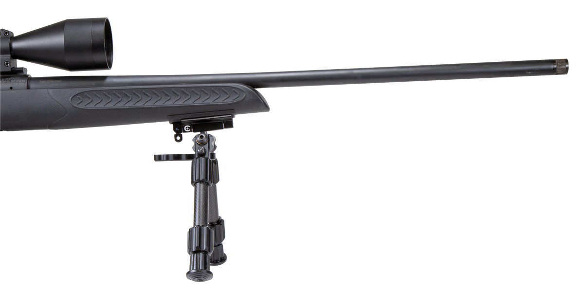 Caldwell Accumax Premium Carbon Fiber Bipod 6-9" Gray Swivel Stud — view 3