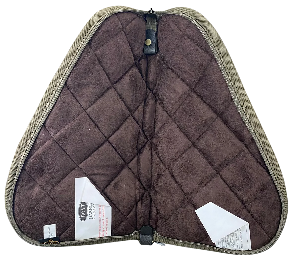 Boyt Harness 25123 Plantation Heart-Shaped 10" Pistol Case - Taupe Nylon — view 3