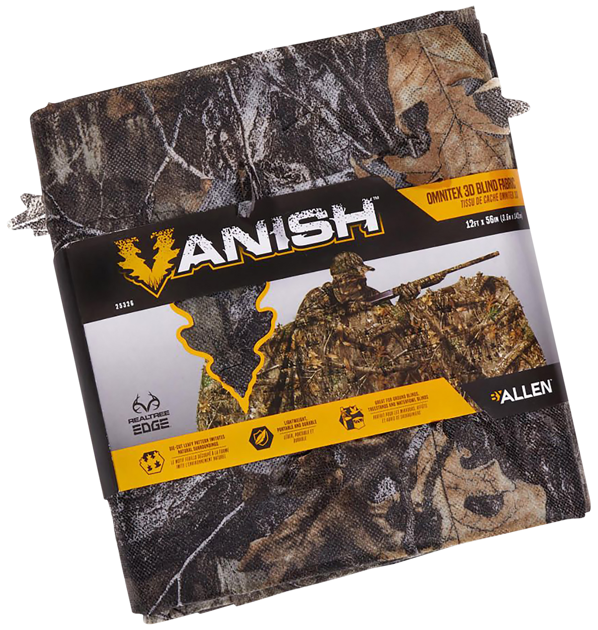Vanish 25326 Omnitex 3D Blind Fabric Realtree Edge 12' x 56" — view 3