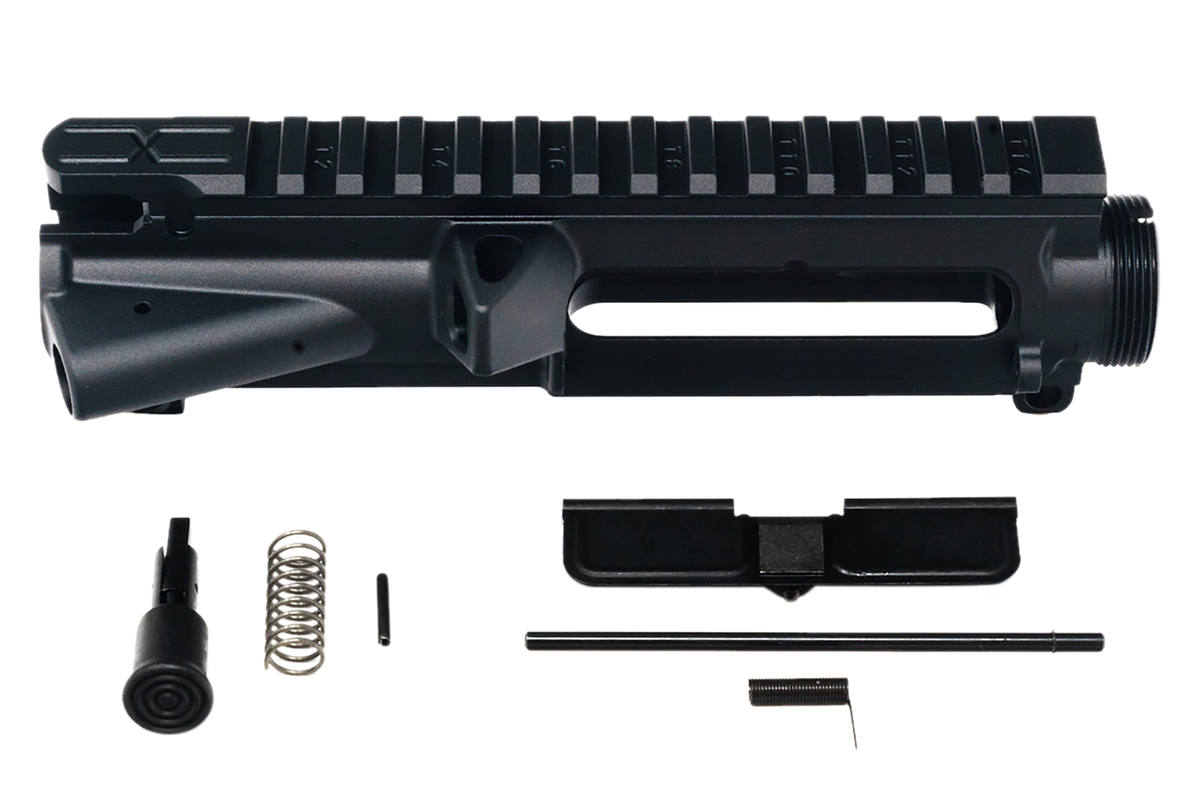 Faxon Firearms Enhanced Forged AR-15 Stripped Upper Receiver w/ Kit - Black Anodized — view 3