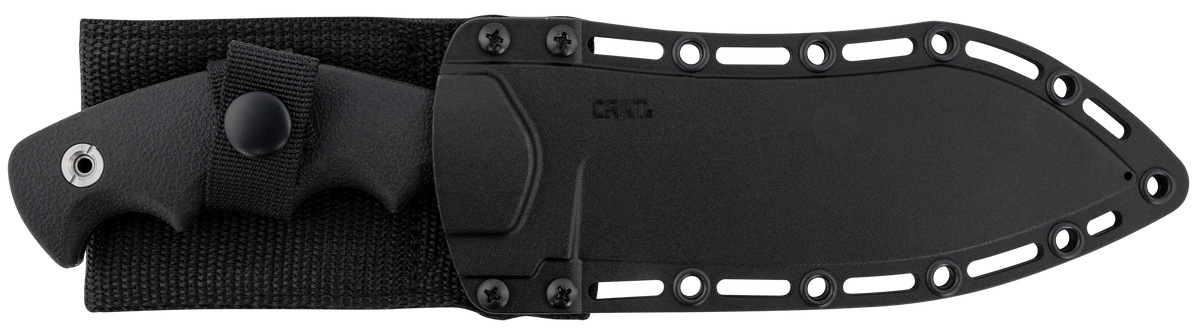 Columbia River Catchall 5.51" Fixed Sheepsfoot Plain 8Cr13MoV Satin Black GRN Knife — view 3