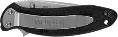 Kershaw Scallion 2.40" Folding Drop Point Part Serrated Bead Blasted Black GFN — view 3
