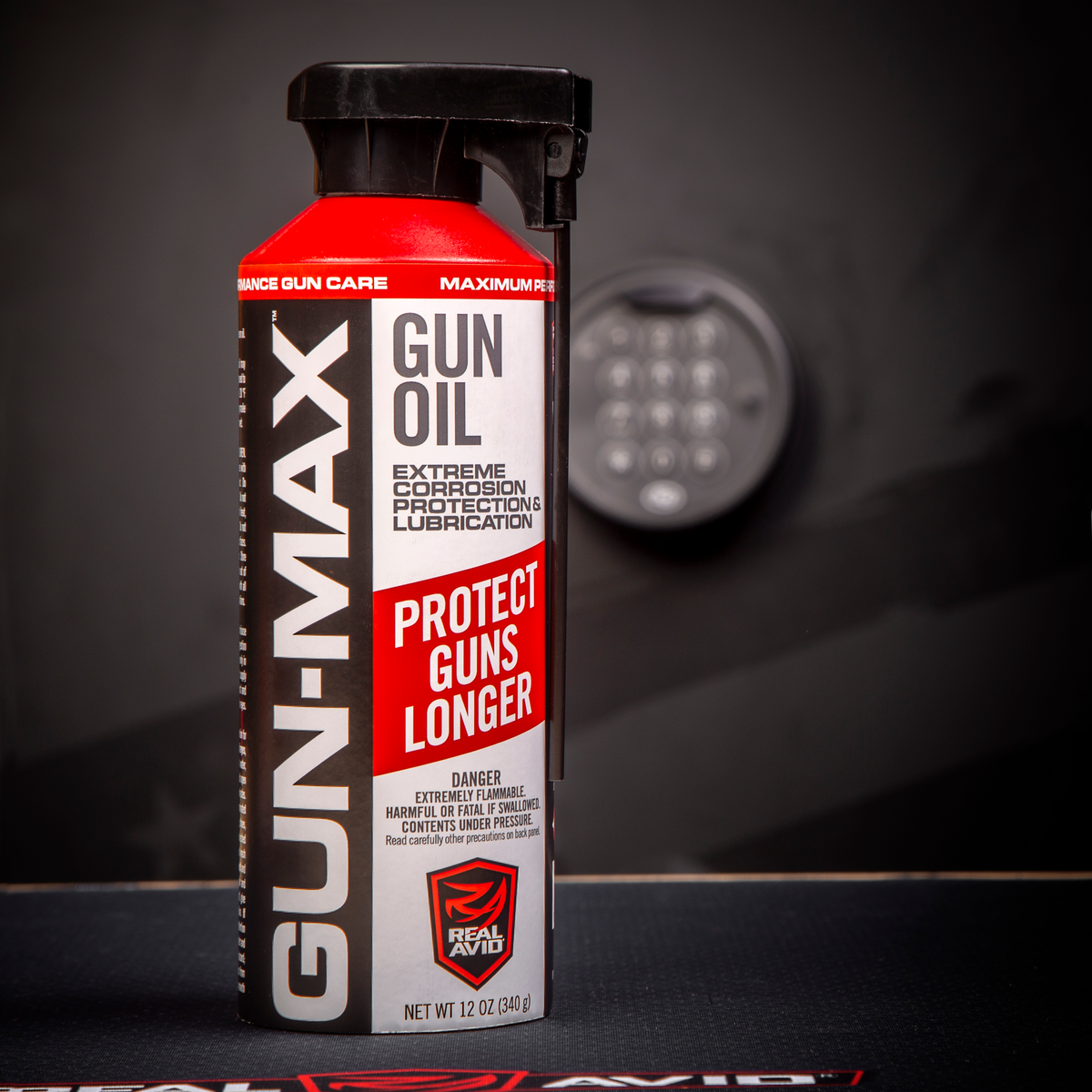 Real Avid Gun-Max Gun Oil 12 oz Aerosol Cleans/Lubricates/Protects — view 3
