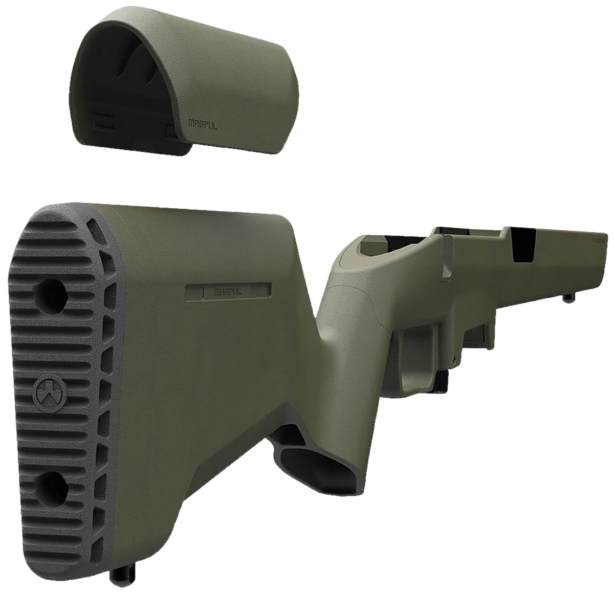 Magpul Industries Hunter Lite Stock OD Green Remington 700 Short Action — view 3