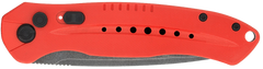CobraTec Knives Diablo 3.50" Folding Automatic Black Stonewashed D2 Steel Red G10 Handle — view 3