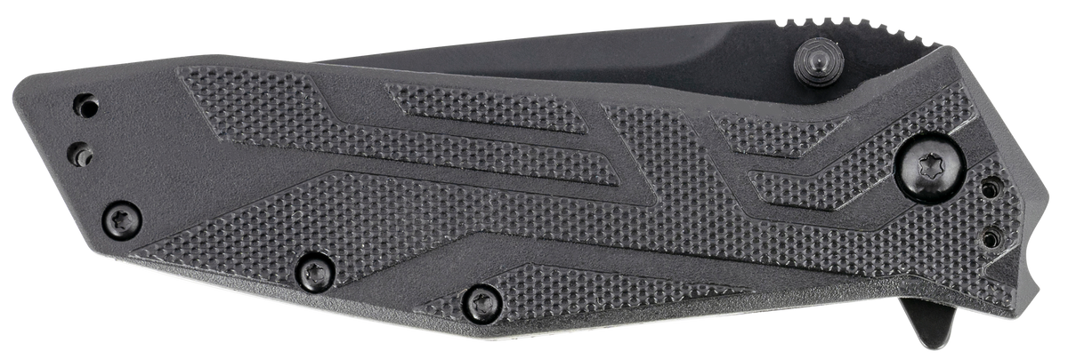 Kershaw Brawler 1990 3" Folding Tanto Plain 8Cr13MoV Black GFN — view 3
