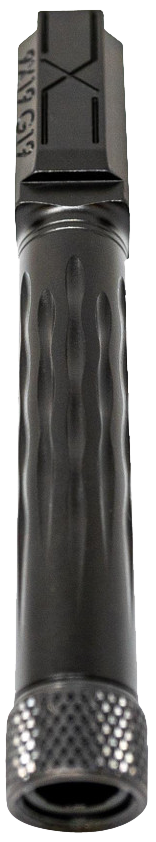 Faxon Firearms Match Series Glock 19 Gen 2-5/Glock 45 9mm Luger Fluted Threaded Barrel - Black Nitride — view 3
