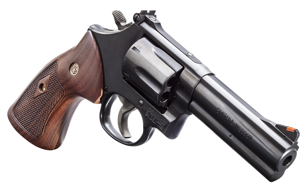 Smith & Wesson Model 586 Classic 357 Mag / 38 Special +P 4" 6-Shot Blued Revolver — view 3
