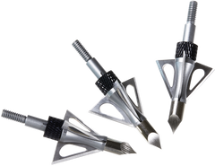 Allen 14635 Impact Fixed Blade Broadhead 100gr Stainless Steel 3 Pack — view 3