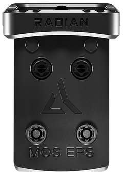 Radian Weapons Guardian Optic Guard w/Stealth Sights 7075 Aluminum Black Hardcoat Anodized - Holosun EPS - Glock MOS — view 3