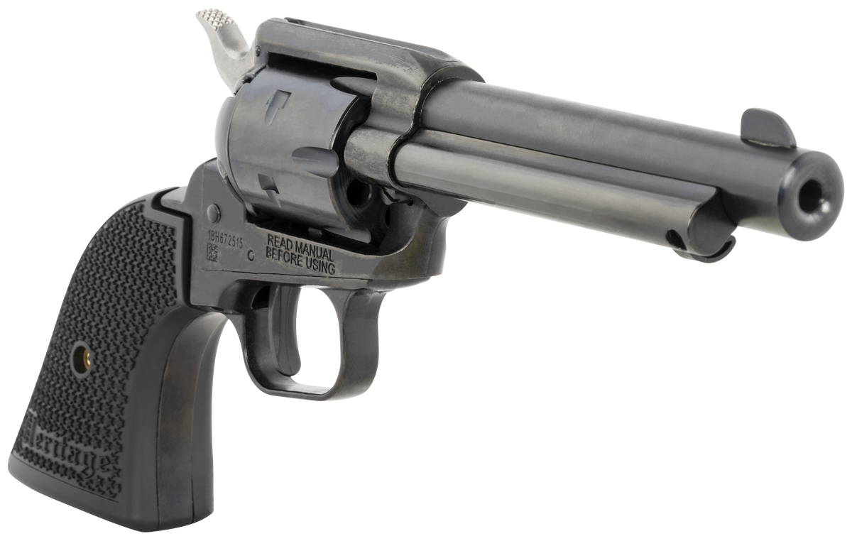 Heritage Mfg Rough Rider .22 LR 4.75" 6-Shot SAO Black Revolver — view 3