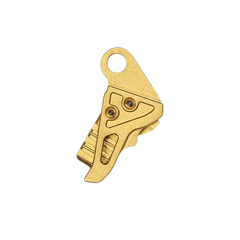 Tyrant CNC I.T.T.S Trigger Shoe Gold Aluminum Fits Springfield Hellcat Pro — view 3